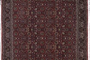 Bijar square 8' 2" by 8' 4" rug with floral pattern from Persia-Iran