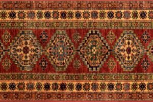 Shirvan runner 2' 1" by 6' 2" rug with medallion pattern from Afghanistan