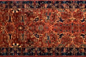 Farahan runner 2' 6" by 9' 7" rug with a floral pattern made in Afghanistan with 228 knots/inch