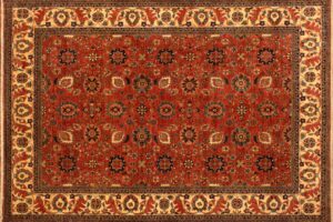 Farahan rectangular 8' 11" by 12' 0" rug made in Afghanistan with 200 knots/inch