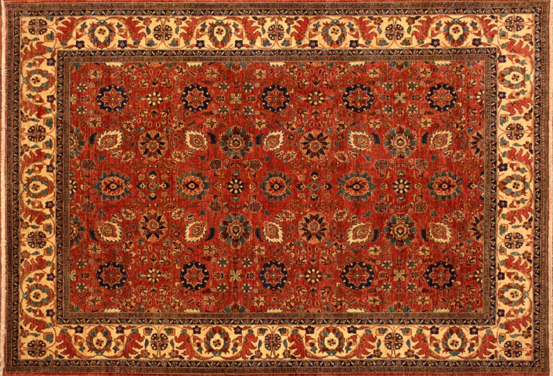 84191 Farahan rectangular 8' 11" by 12' 0" rug made in Afghanistan with 200 knots/inch